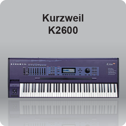 Soundware programs created for Kurzweil K2600 synthesizers.