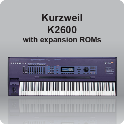 Soundware programs created for Kurzweil K2600 synthesizers with expansion ROMs.
