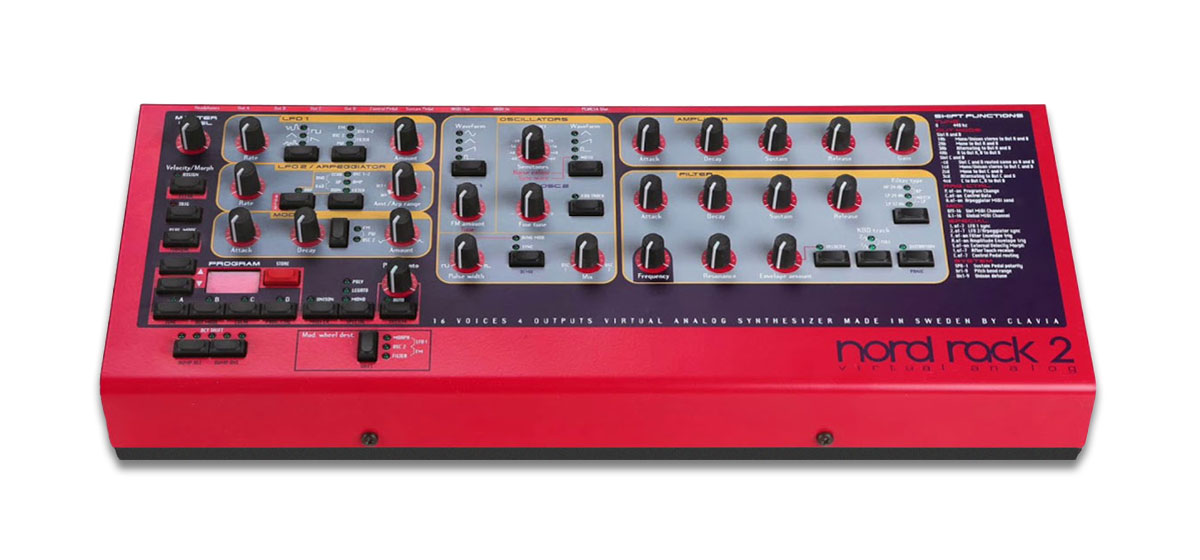 自作スタンド付き】Clavia Nord Rack 2 シンセサイザー CLAVIA NORD 